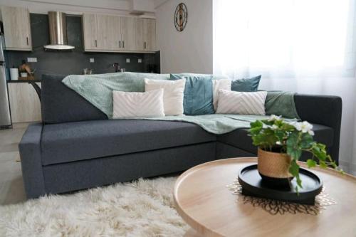 Χώρος καθιστικού στο apartment neohoropoulo lazou