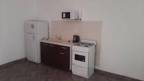 Virtuvė arba virtuvėlė apgyvendinimo įstaigoje Paz y Vino
