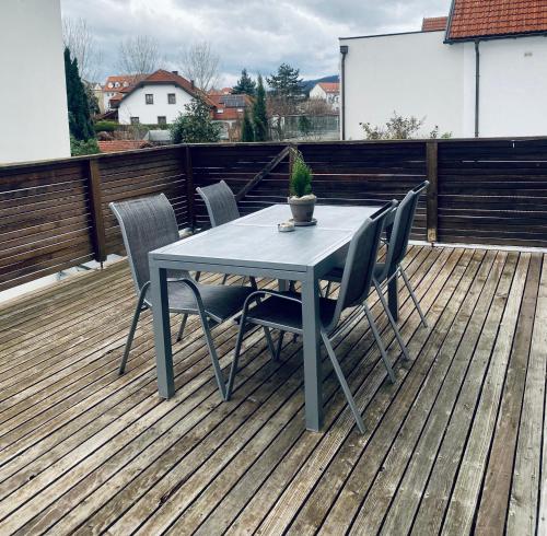 Balkón alebo terasa v ubytovaní Kremslodge