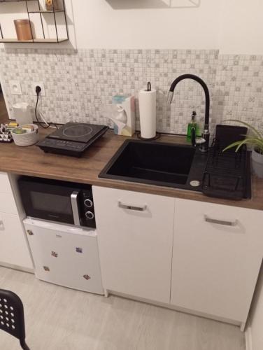 Dapur atau dapur kecil di Wenecja pokoje do wynajecia