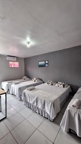 Cama o camas de una habitación en Canto da Duna Hotel