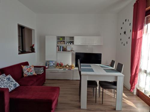 Χώρος καθιστικού στο Residence La Baracca