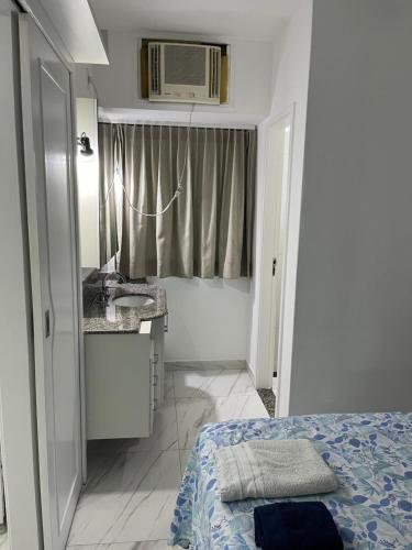 Katil atau katil-katil dalam bilik di Ocean Flat com vista pro mar 604