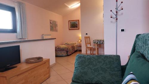 Ein Sitzbereich in der Unterkunft A Viterbo Terme "Casa Vacanze Al Melograno"