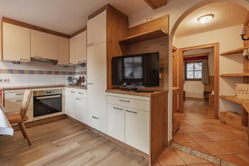 Una cocina o cocineta en Leithäusl