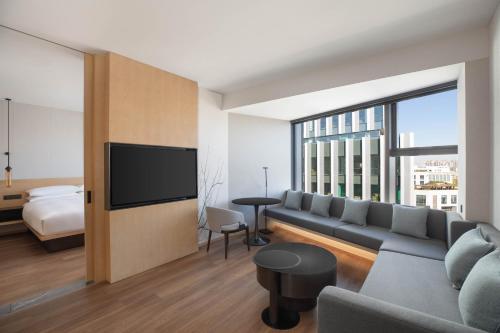 Posezení v ubytování Fairfield by Marriott Shanghai Lingang Special Area