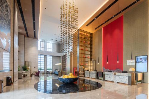 Posezení v ubytování Echeng Hotel - Huawei Base Store in Shenzhen