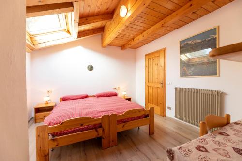 Postel nebo postele na pokoji v ubytování Agritur Iellici