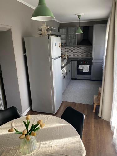 Η κουζίνα ή μικρή κουζίνα στο Kékesnarancs Vendégház