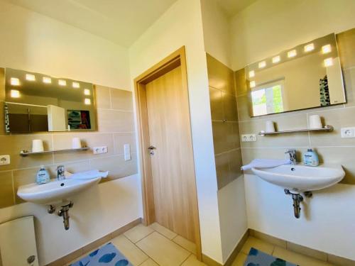 Ένα μπάνιο στο Ferienhaus Stoertebeker
