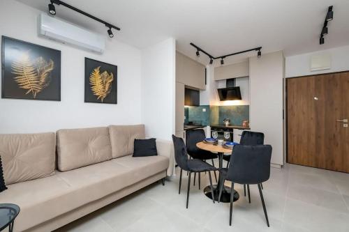 Ruang duduk di LoveRoom Ukośna Jacuzzi