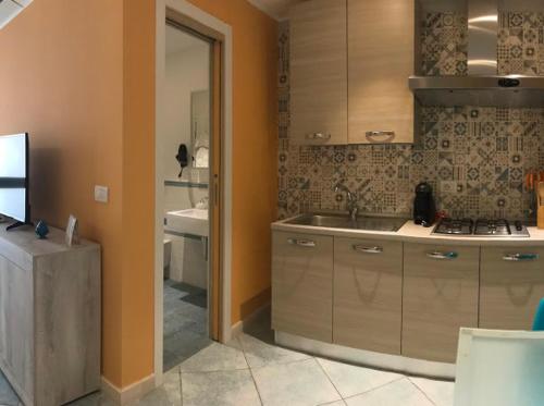 Et badeværelse på Porto di mare luxury home