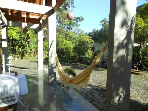 Taman di luar Pousada Pouso do Barão