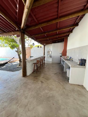 Kuchyň nebo kuchyňský kout v ubytování Beach House Guriri - Casa de temporada