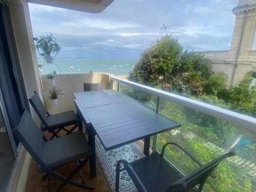 Studio à Arcachon avec vue mer, accès direct plage et parking sécurisé - FR-1-374-217