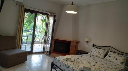 Katil atau katil-katil dalam bilik di House Evristhenis 2