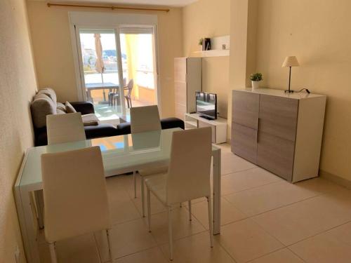 Posezení v ubytování Precioso y tranquilo apartamento en Carboneras