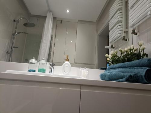 Kamar mandi di Rajtarska Apartament