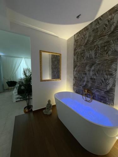 Koupelna v ubytování Euthalia