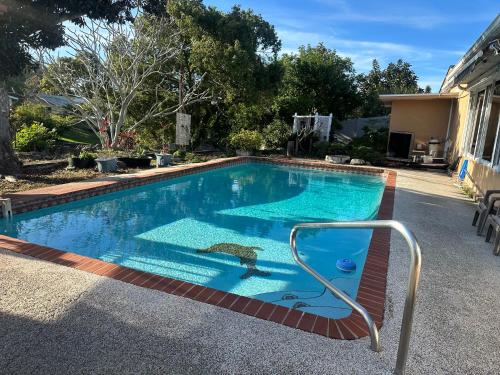 a swimming pool with a shark in the middle at Vacation home in Melbourne