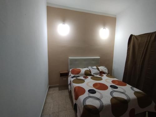 Giường trong phòng chung tại Casa Ana2, a 20 min del aeropuerto de ezeiza