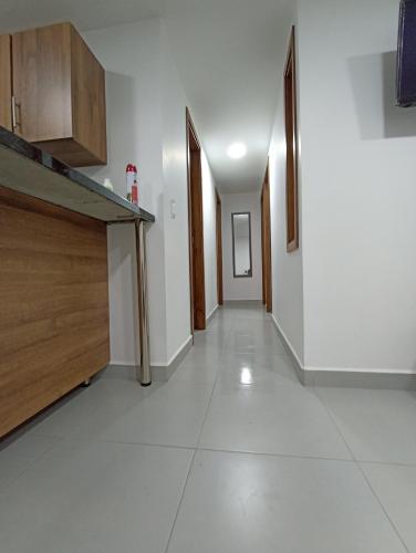 Kuchyň nebo kuchyňský kout v ubytování Apartamento El Trébol 101
