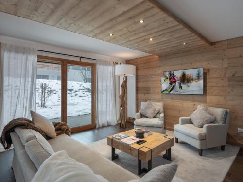 Appartement spacieux à Megève, 3 ch, près des pistes, parking privé - FR-1-569-139