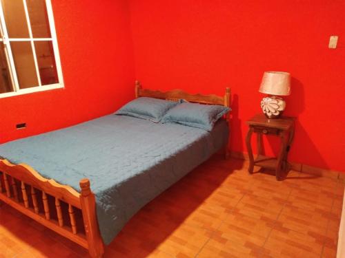 En eller flere senge i et værelse på Casa Topacio 1