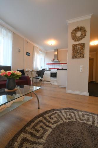 Kuchyň nebo kuchyňský kout v ubytování Sunset lovers apartment