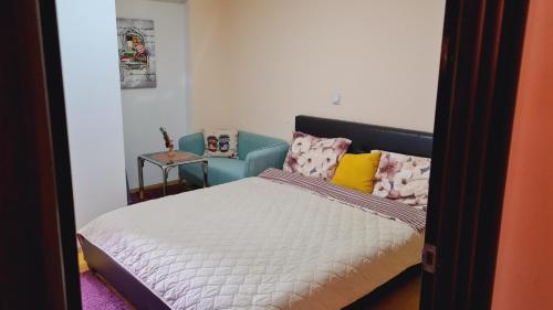Ένα ή περισσότερα κρεβάτια σε δωμάτιο στο Apartments Magnolija