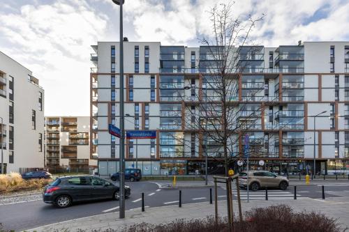 Foto Bright Blue Apartment with Balcony, Parking and Air Conditioning in Warsaw by Noclegi Renters 5