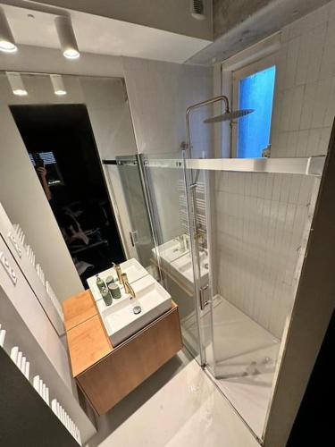 Photo de la galerie de l'établissement Maison Campagne Pisé Architecte Loft Contemporain, à Pressins