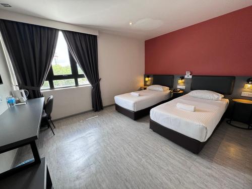 Woco Boutique Hotel Kinraraにあるベッド