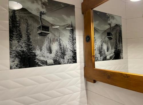 Et badeværelse på Willa Karolina Centrum Zakopane