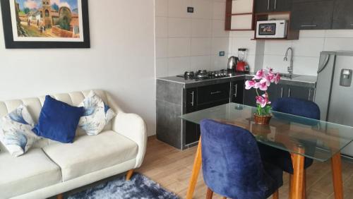 Kuchyň nebo kuchyňský kout v ubytování Apartamento Ideal - Cusco