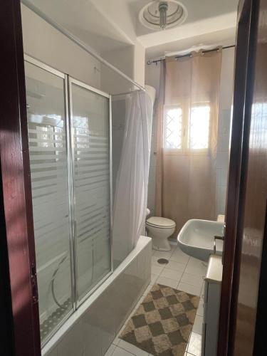 Koupelna v ubytování B&B Maria