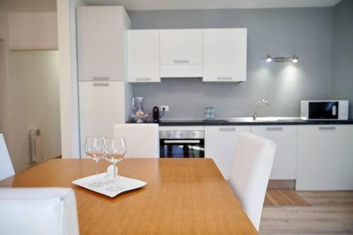 Una cocina o zona de cocina en Appartamento a Caderzone Terme