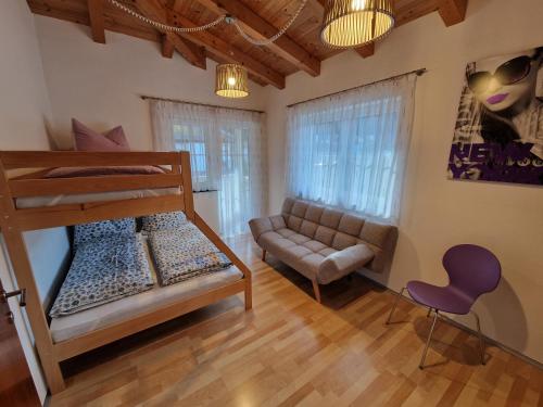 Postel nebo postele na pokoji v ubytování DSW Ferienhaus