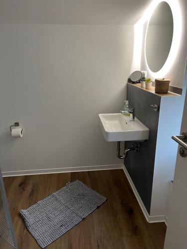 Koupelna v ubytování Wohnung Bö - Alte Schule