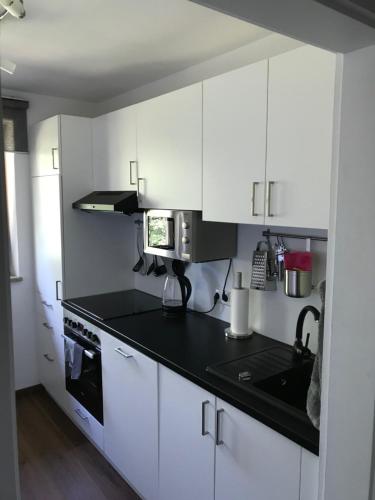 Η κουζίνα ή μικρή κουζίνα στο Apartment Kofel