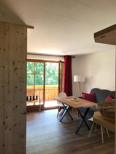Χώρος καθιστικού στο Apartment Kofel
