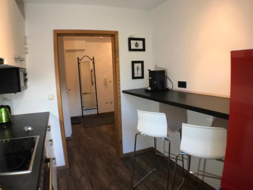 Η κουζίνα ή μικρή κουζίνα στο Apartment Kofel