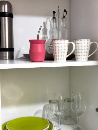 Dapur atau dapur kecil di Departamento en San Luis