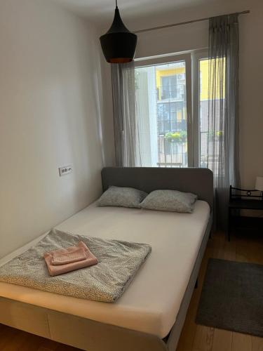 Postel nebo postele na pokoji v ubytování Yellow Gate