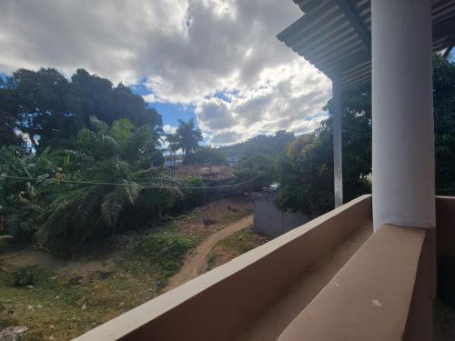 a view from the balcony of a house at Hospedaje San Antonio,Danli in Danlí