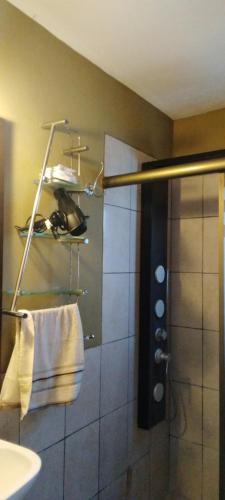 Phòng tắm tại Casa 2 dormitorios en complejo cerrado-Punta Ballena