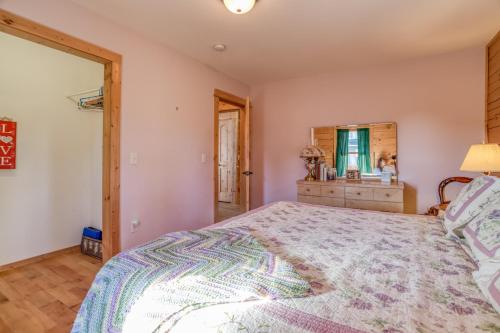 Ένα ή περισσότερα κρεβάτια σε δωμάτιο στο Cammanns Beach Retreat