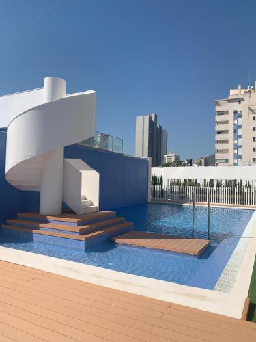 Πισίνα στο ή κοντά στο Apartment-de-la-luz-calpe
