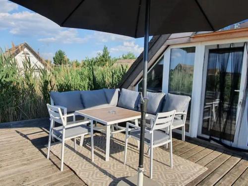 Balkón nebo terasa v ubytování Ein bisschen Luxusfeeling direkt am Neusiedler See