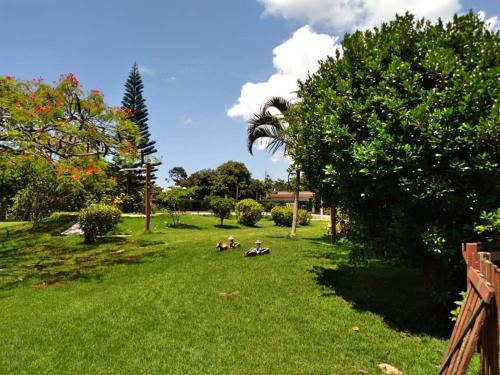 Jardin de l'établissement Sitio Recanto dos Anjos ES